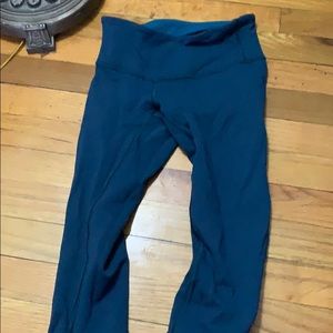 blue lululemon leggings